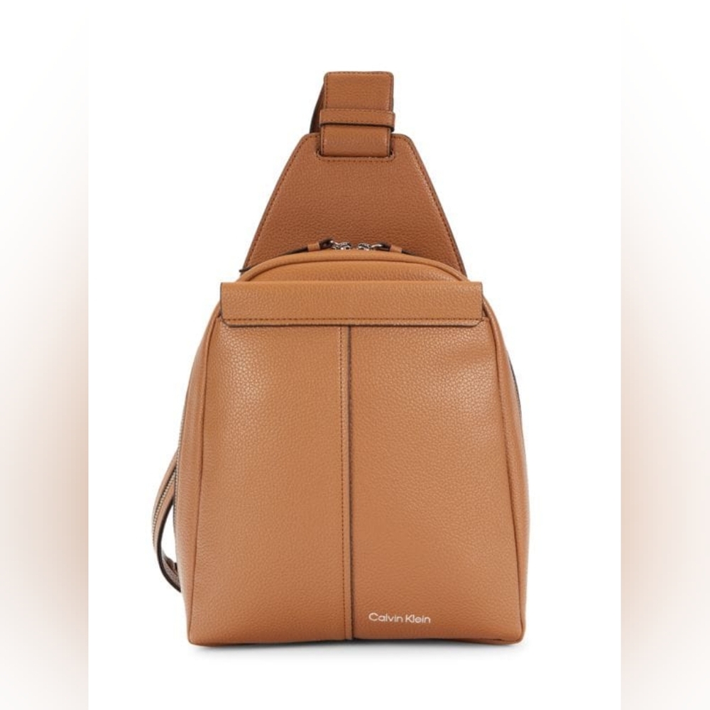 Calvin Klein Myra Faux Leather Convertible Backpack
